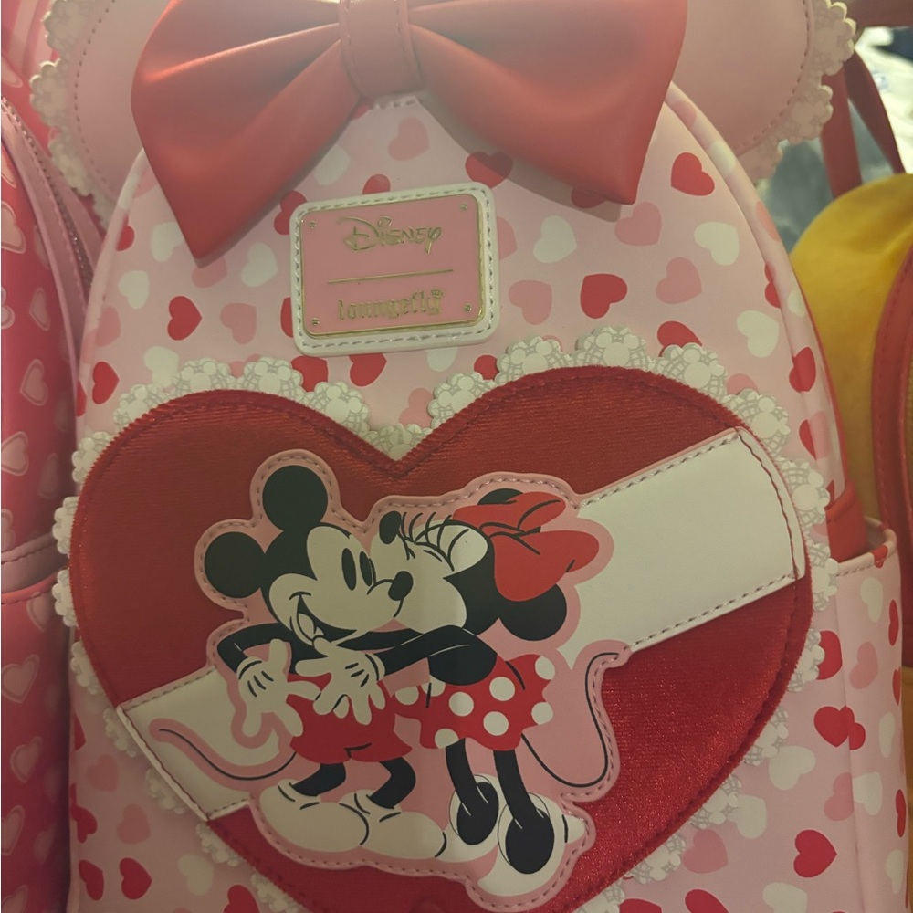 Valentines Mickey Mouse Backpack - image 1